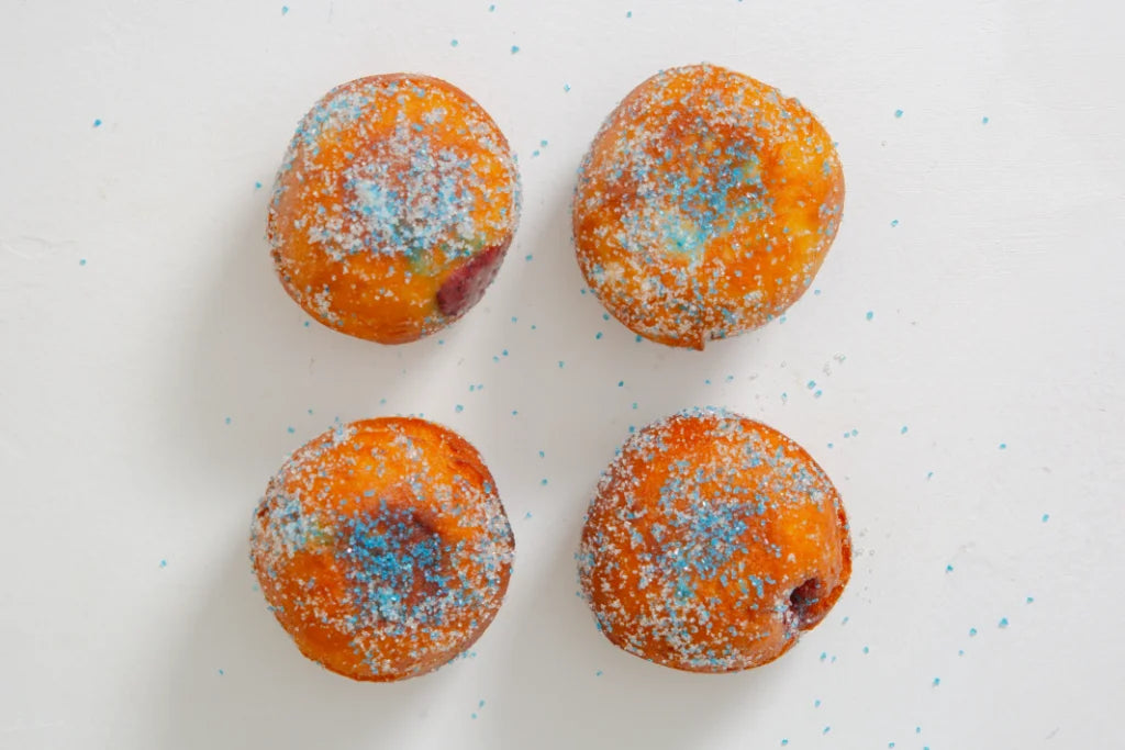 Gluten-Free Sufganiyot/Filled Donuts (count of four)