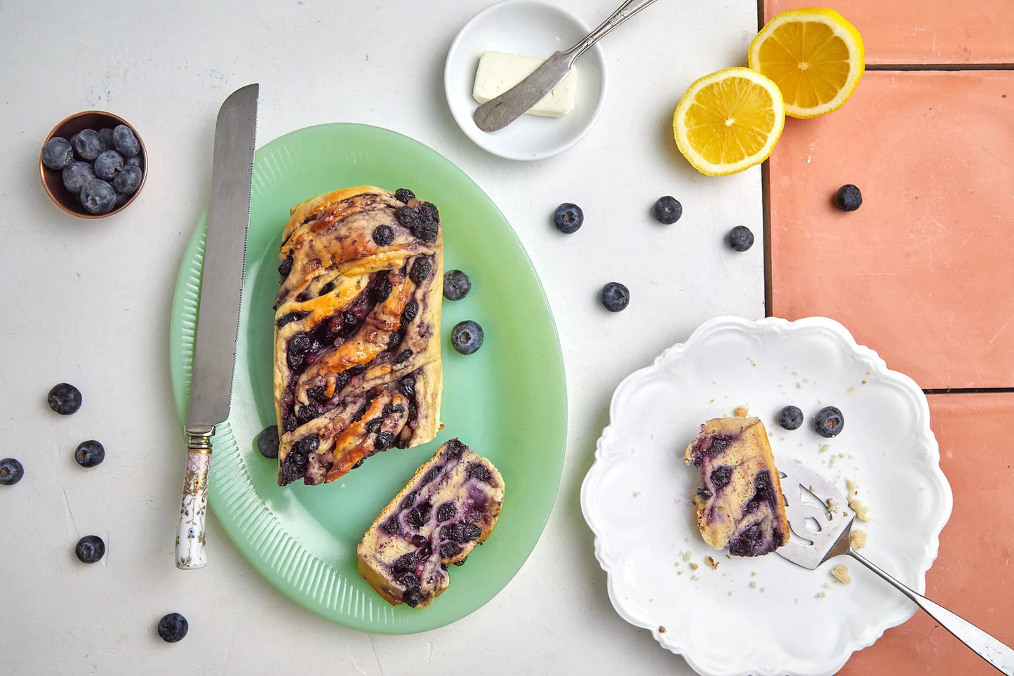 Gluten-Free Babka - Blueberry